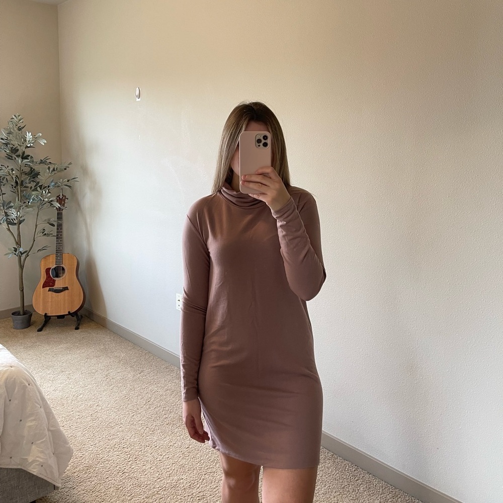 BP Muave Turtleneck Dress